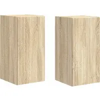 vidaXL Armoire TV murale 2 pcs Sonoma 30 x 31 x 60 cm Bois composite