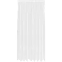 vidaXL Rideau en Dentelle Floral Blanc 300 x 200 cm Polyester