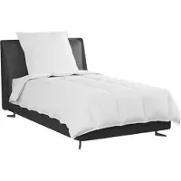 vidaXL Couette 2 en 1 avec oreiller 2 pcs Blanc Plume de duvet