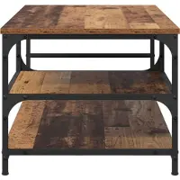 vidaXL Table basse en vieux bois 90 x 49 x 40 cm Bois composite