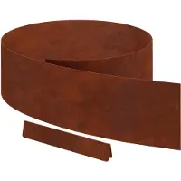 vidaXL Bordure de jardin, lot de 4, 450 x 20 cm, acier résistant aux intempéries, aspect rouille