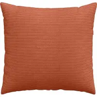 vidaXL Coussins de canapé 2 pcs Rouge orange 50 x 50 cm