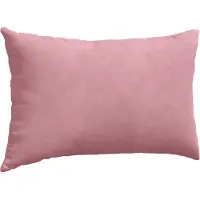 vidaXL Coussins de canapé 2 pcs Rose 200 x 40 cm