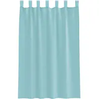 vidaXL Voile Rideaux avec poches pour tringles 2 pcs. Turquoise