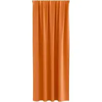 vidaXL Rideaux occultants avec anneaux 2 pcs Orange clair