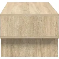vidaXL Table basse en chêne Sonoma 100 x 46 x 35 cm Matériau dérivé du bois