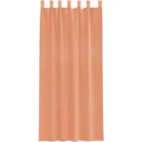 vidaXL Voile Rideaux avec passants 2 pcs. Rouge terracotta 140x245 cm