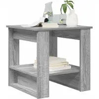 vidaXL Table basse gris Sonoma 51 x 50 x 50 cm Bois composite