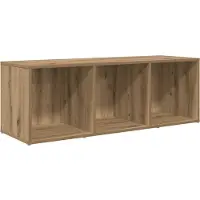 vidaXL Meuble TV mural Marron 72 x 35 x 37 cm Matériau dérivé du bois