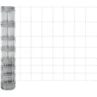 vidaXL Clôture en fil d'acier galvanisé, soudée, 25 x 1 mètre