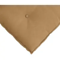 vidaXL Coussin de dossier Marron 180 x 50 cm Tissu velours côtelé
