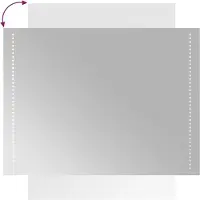 vidaXL Miroir de salle de bain LED 60x80 cm