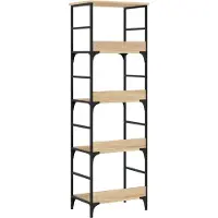 vidaXL Bibliothèque chêne sonoma 50x33x153 cm bois d'ingénierie