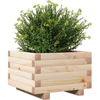 vidaXL Jardinière 40x40x26,5 cm bois de pin massif