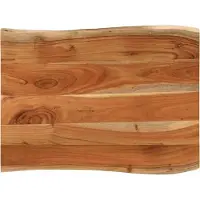 vidaXL Dessus de table 90x60x2,5 cm rectangulaire bois massif d'acacia