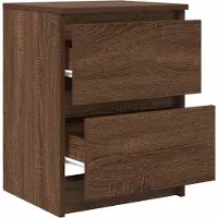 vidaXL Armoire TV marron imitation chêne 40x35x54 cm Bois composite