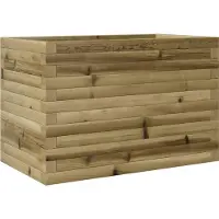 vidaXL Jardinière 70x40x45,5 cm bois de pin imprégné