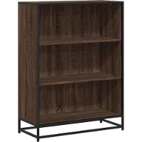 vidaXL Bibliothèque chêne marron 80,5x35x107,5 cm bois d'ingénierie