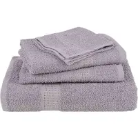 vidaXL Serviettes d'invité 2 pcs gris 30x50 cm 360 g/m² 100% coton