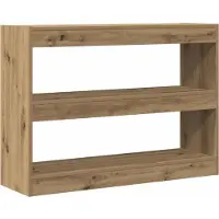 vidaXL Bibliothèque chêne artisanal 100 x 30 x 72 cm Bois d'ingénierie