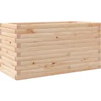 vidaXL Jardinière 90x40x45,5 cm bois de pin massif