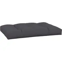 vidaXL Coussin de palette anthracite 120x80x12 cm tissu