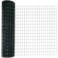 vidaXL Clôture de sécurité européenne à fixer au sol, 10 x 1,4 m, acier revêtu de PVC