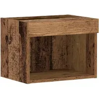 vidaXL Ensemble d'armoires TV 2 pcs Vieux bois 40 x 30 x 30 cm Bois composite