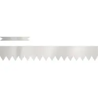 vidaXL Bordure de jardin, 20 pièces, 100 x 0,05 x 15 cm, acier inoxydable, argenté