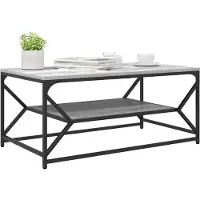 vidaXL Table basse Sonoma grise 90 x 50 x 40 cm