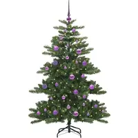 vidaXL Sapin de Noël Artificiel à Branches Articulées 150 cm PVC