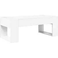 vidaXL Table basse blanche 110 x 50 x 41 cm Bois composite