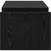vidaXL Table basse noire imitation chêne 90 x 45 x 35 cm Bois composite