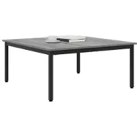 vidaXL Table basse gris Sonoma 100 x 100 x 45 cm Bois composite