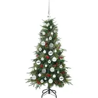 vidaXL Sapin de Noël Artificiel à Branches Articulées Vert 120 cm