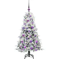 vidaXL Sapin de Noël Artificiel à Branches Articulées Vert 120 cm