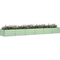 vidaXL Jardinière Vert 480 X 80 X 45 Cm Acier