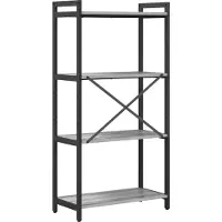 vidaXL Bibliothèque Sonoma gris 60 x 30 x 118 cm Bois d'ingénierie