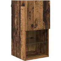 vidaXL Meuble TV mural, 30,5 x 30 x 60 cm, en bois de récupération