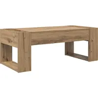 vidaXL Table basse en chêne Artisan 110 x 50 x 41 cm Bois composite