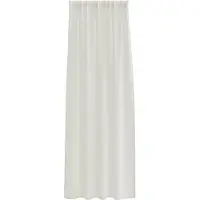 vidaXL Rideau en Voile 2 pcs Crème 245 x 140 cm Polyester