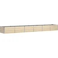 vidaXL Jardinière Ivoire 480 X 80 X 45 Cm Acier
