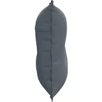 vidaXL Coussin dorsal gris foncé 80 x 50 cm Tissu velours côtelé