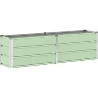 vidaXL Jardinière Vert 160 X 40 X 45 Cm Acier