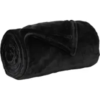 vidaXL Couvertures À Jeter 6 Pcs Noir 240 X 270 Cm Toison