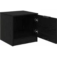 vidaXL Armoire de lit 2 pcs Chêne noir 40 x 39 x 40 cm