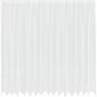 vidaXL Rideau en Dentelle Floral Blanc 200 x 400 cm Polyester