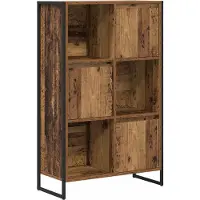 vidaXL Bibliothèque Bois Ancien 68 x 30 x 108.5 cm Bois d'ingénierie