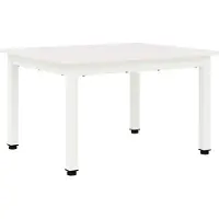 vidaXL Table basse blanche 60 x 50 x 36 cm Pin massif
