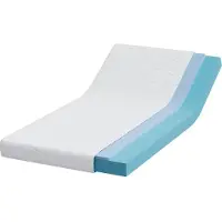 vidaXL Matelas, taille moyenne, 120 x 200 cm, blanc